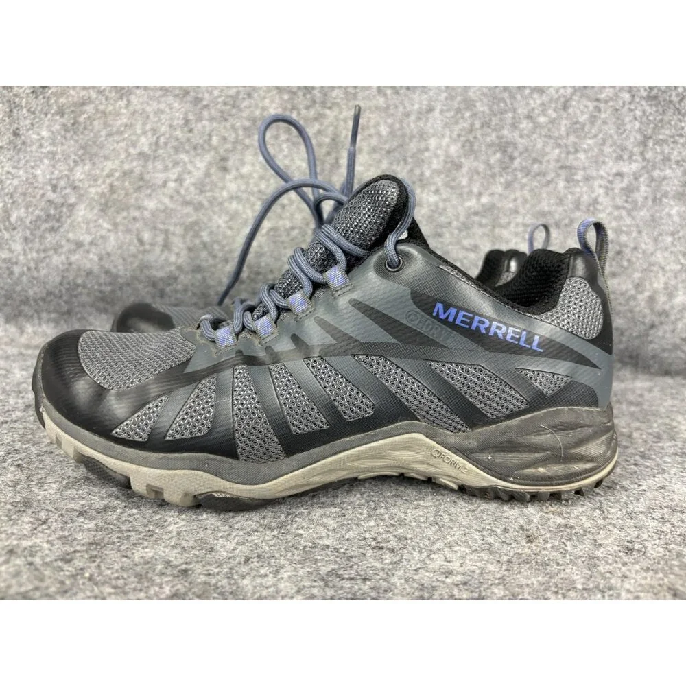 Merrell Shoes Womens Size 7 Gray‎ Black Trail Running Hiking Athletic QForm 2